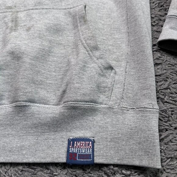 Vintage Syracuse Hoodie Mens XL Gray Pullover Long Sleeve Embroidered Logo - Picture 7 of 14